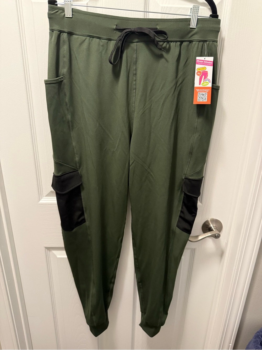 Pop Fit Cargo Jogger-2XL-Green